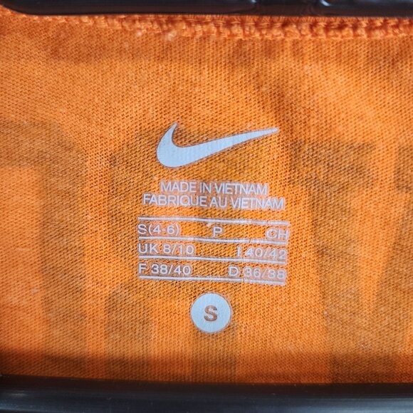 Womens Orange Nike OSU Cowboys Shirt V Neck Short Sleeve Oklahoma State Size S - Picture 6 of 11